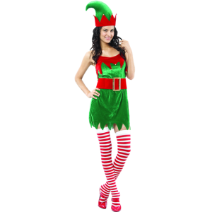 Lady Elf Costume - Christmas Elf Costumes