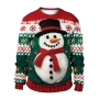 Christmas Sweater Snowman (Printed) - Adult Christmas Costumes Christmas Sweater Snowman (Printed) - Adult Christmas Costumes