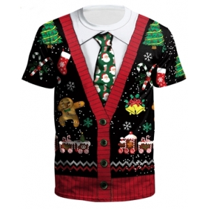 Christmas Sweater Top (Printed) - Adult Christmas Costumes Christmas Sweater Top (Printed) - Adult Christmas Costumes