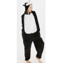 BLACK HUSKIE Onesie Dog Costume Animal Costume - Adult Animal Onesies