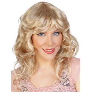 Farrah Long Blonde Curly Wig - Long Blonde Wigs
