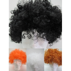 Black Afro Wig White Afro Wig Brown Afro Wig Grey Afro Wig - Curly Wigs