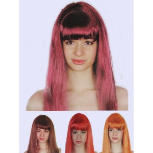 Long Wig with Fringe - Long Straight Wigs