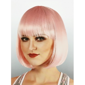 Light Pink Bob Wig - Natural Look Light Pink Wigs