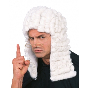 Judge Wig Barrister Wig - Long white Wigs