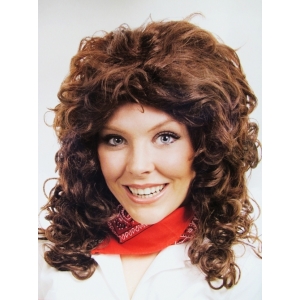 Bridget Brown Curly Wig - Long Brown Wigs