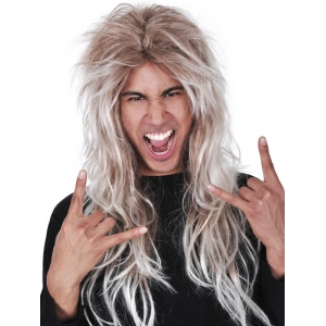 Long Rocker Wig - Long Blonde Wigs