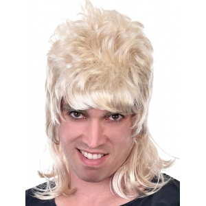 Short Blonde Mullet Wig - 80s Mullet Wigs