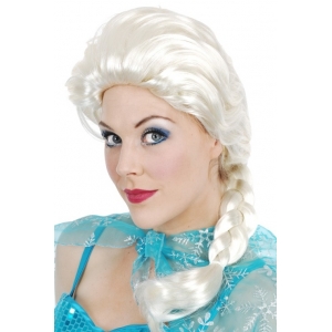 Elsa Wig White Plaited Wig - Long White Wigs