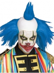 Blue Twisted Clown Wig - Bald Wigs
