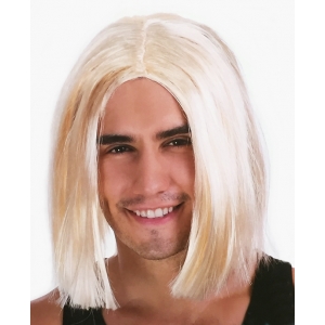 Blonde Lob Wig - Mens Blonde Wigs