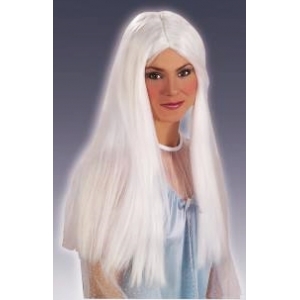 Angel Long White Wig - White Long Straight Wigs
