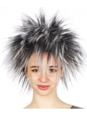 Spiky Grey Wig
