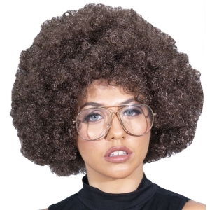 Super Brown Afro Wig - Curly Wig Brown Wigs