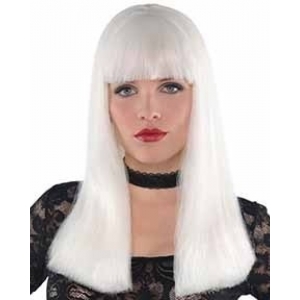 Long White Wig - White Long Straight Wigs