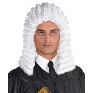 Judge Wig Barrister Wig - Long white Wigs