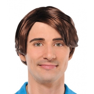 Wig 70s Dude Wig - Short Brown Wigs