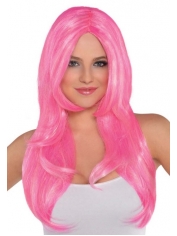 Long Pink Wig - Women Long Wigs