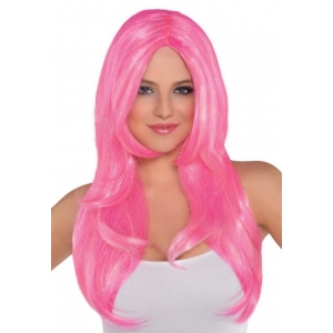 Long Pink Wig - Women Long Wigs