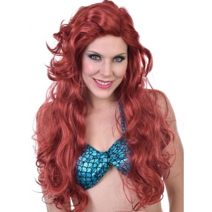 Mermaid Wig Red Curly Wig - Long Red Wigs