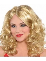 70s Wig Blonde Curly Wig - Long Blonde Wigs