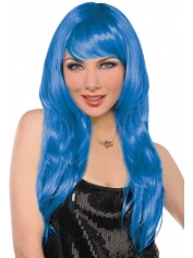 Glamorous Wig Blue - Women Long Blue Wigs