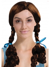 Plaited Wig Brown - Dorothy Costume Wigs