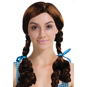 Plaited Wig Brown - Dorothy Costume Wigs