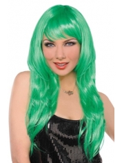 Glamorous Wig Green - Women Long Green Wigs