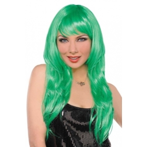 Glamorous Wig Green - Women Long Green Wigs